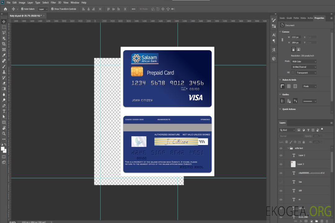 Djibouti Carte prépayée Visa de la banque africaine Salaam template Djibouti Carte prépayée Visa de la banque africaine Salaam template
